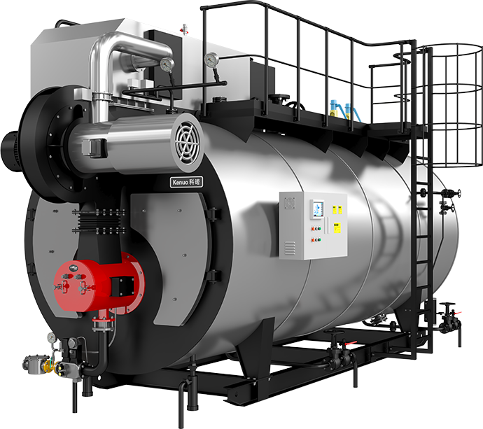 Industrial 4 Pass Wetback Gas Oil Fired Steam Boiler