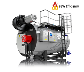 Industrial 3 Pass Fire Tube Diesel Oil Steam Boiler