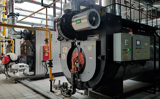 5 sets 2800KW 2100KW Gas Fired Hot Water Boiler for Hotel