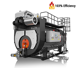 Integrated Industrial Gas Oil Condensing Steam Boiler