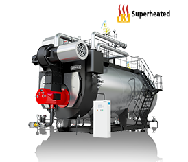 Industrial Fire Tube Gas Oil Fired Superheated Steam Boiler